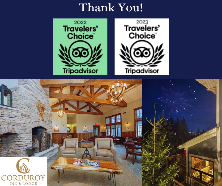 Corduroy Inn and Lodge Wins 2023 Tripadvisor Travelers’ Choice Award for  Accommodations